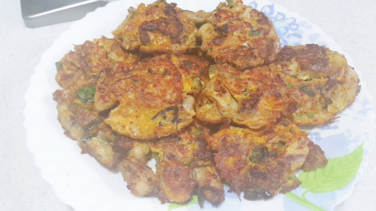  【남자의 요리】 굴김치전
