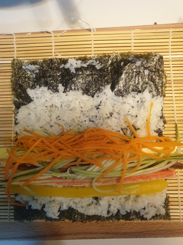 저녁)김밥 만들기 저녁)김밥 만들기