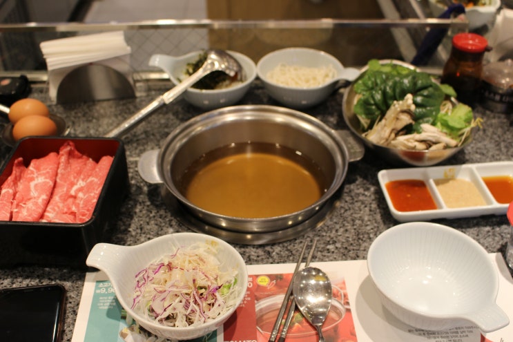 혼밥하기 좋은 발산역 맛집, 채선당샤브보트 NC강서점 소고기 샤브샤브
