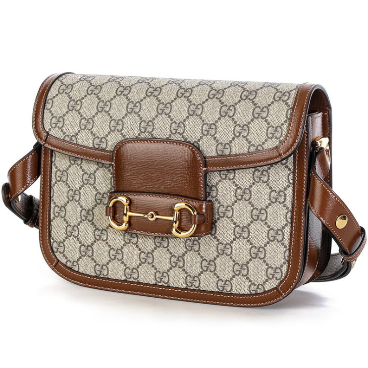  [Gucci][국내배송] 구찌 20FW 602204 브라운 홀스빗 1955 숄더백