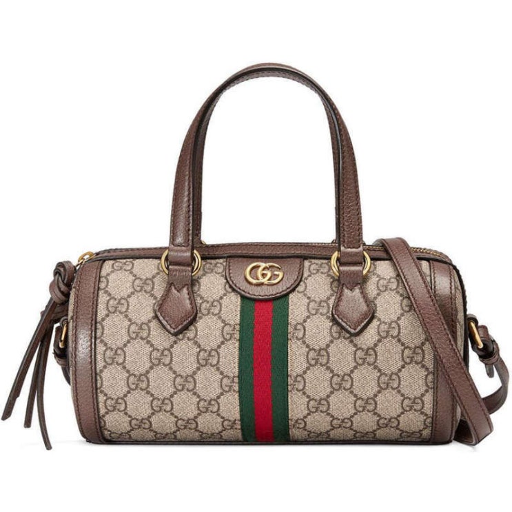 [Gucci]구찌 오피디아 GG 스몰 보스톤백 베이지+브라운 여성 토트백 60257796IWB8745