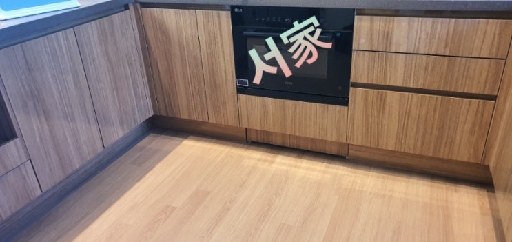  밀레 식기세척기 G6722SCI 설치를 위한 씽크대 하부장 공사