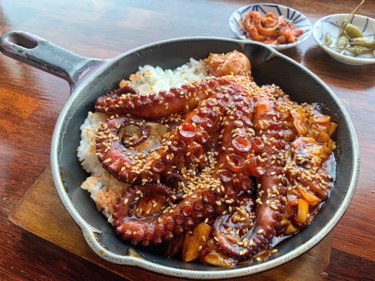 제주 평대리 맛집 벵디 돌문어덮밥