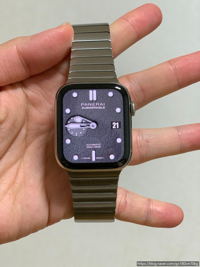  애플워치 6 셀룰러 스테인리스 스틸  44mm 간단 개봉 후기, 그리고 이베이발 링크 브레이슬릿 시계줄