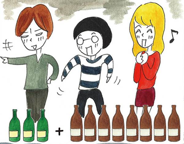  웹툰 작가 미깡님의 술꾼도시처녀들 술도녀 여자 술꾼 본격 음주 좋아하는 안주 일상툰 위즈덤하우스 편의점