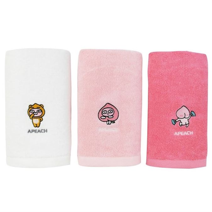 최저가상품 카카오프렌즈 자수타월 150g 3종 세트 배송도 빠름~