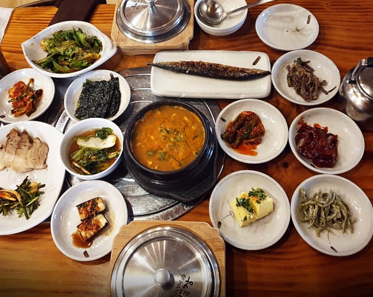  공주 한식대첩 우승 원진노기순청국장 왔어요