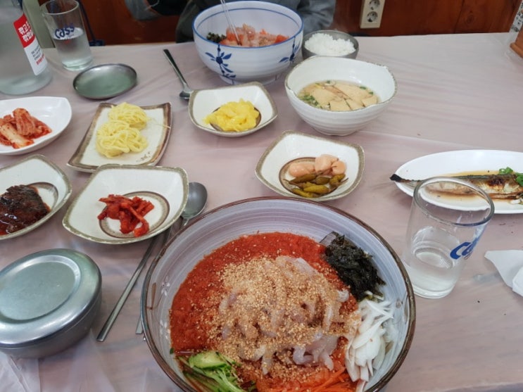  신제주회센터에서 맛본 우럭 물회 넘 맛있어요!! 역시 경산 옥산동 맛집 인증