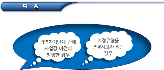 지역형예비사회적기업 지정변경 및 지정서 교부