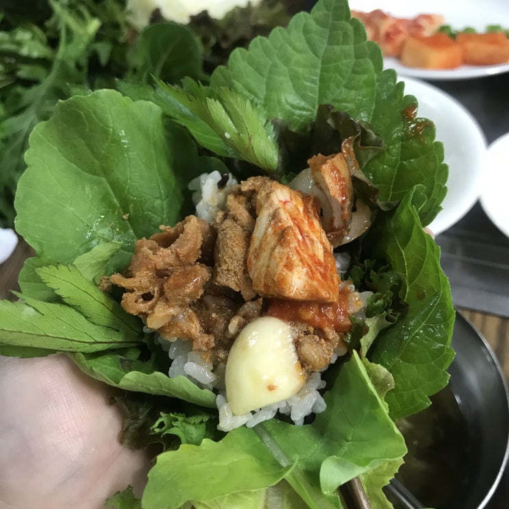 광양 광영동 쌈밥 맛집 가성비 갑은 '미락정 식당'