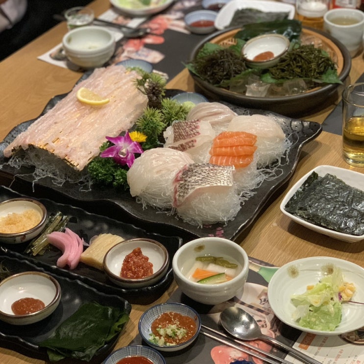  여의도회식명소 바다를 한상 차려준 해초연