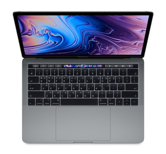 Apple 2019년 맥북 프로 터치바 13, 스페이스 그레이, i5-2.4GHz quad-core, SSD 512GB, 16GB