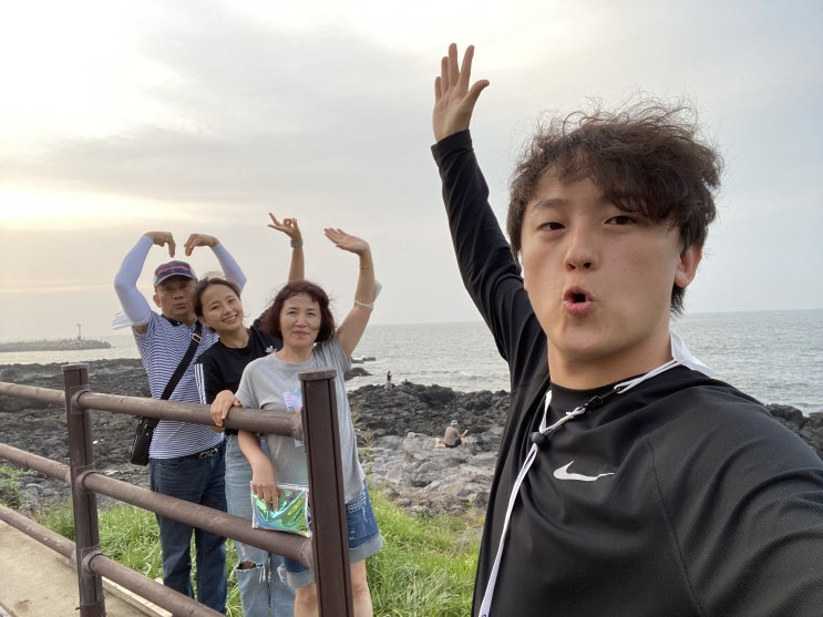  람보네 제주도가족여행 마무리 (제주공항 근처 포토존)