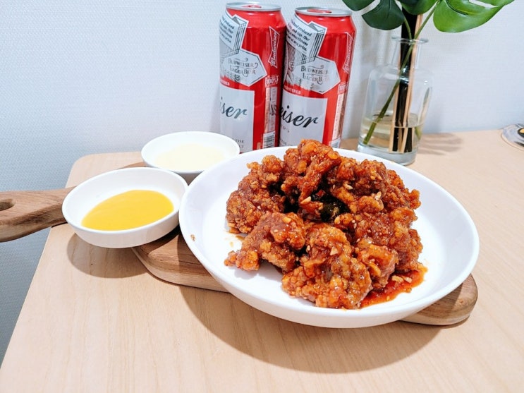  닭강정택배 신포국제시장 이대도닭강정 먹어봤어요