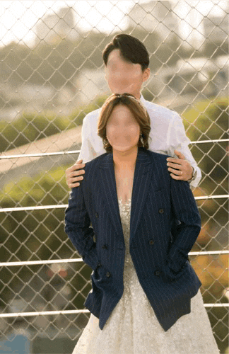  [기본보정] 냥포토 웨딩사진보정업체 - 드레스 & 턱시도 라인 정리, 신랑 & 신부 얼굴 라인 및 피부톤 정리등