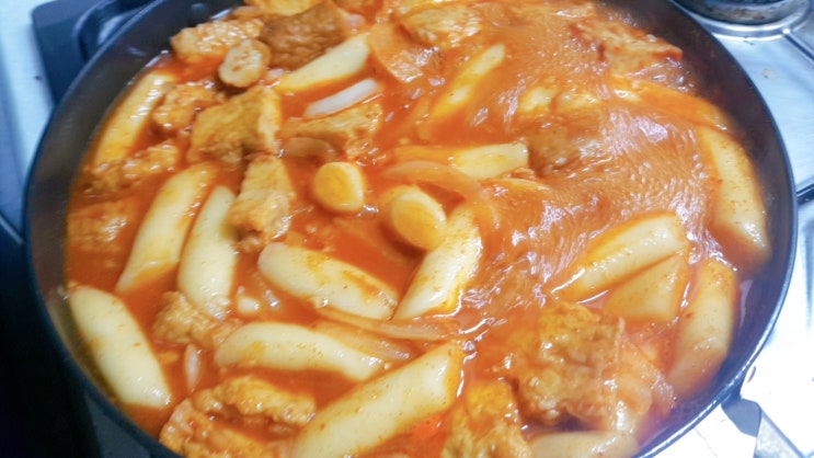  【남자의 요리】 치즈 떡볶이