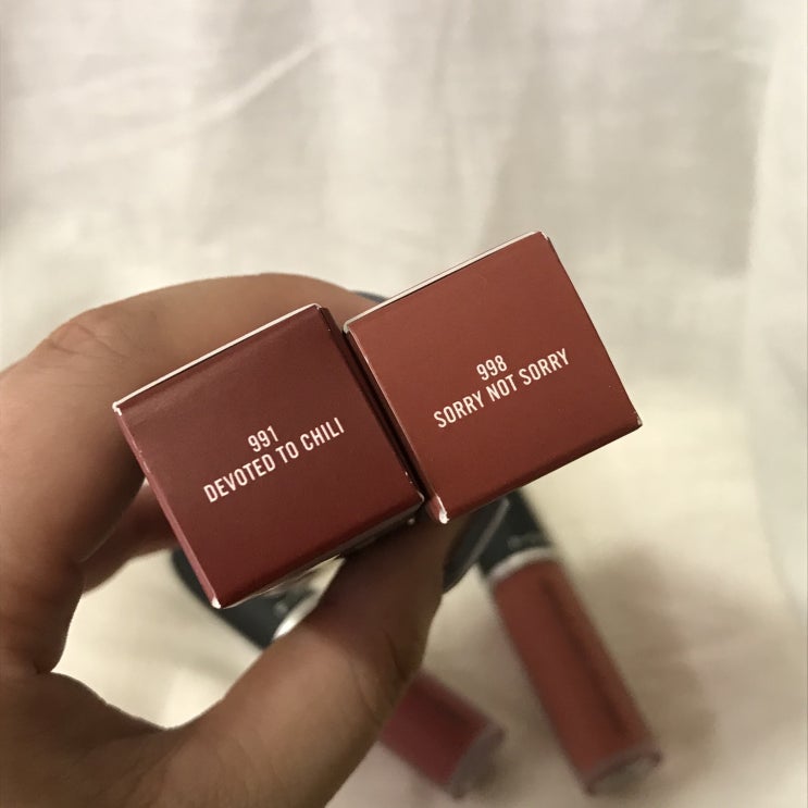  맥 파우더키스 쏘리낫쏘리 & 디보티드투칠리 가을 메이크업 추천!!