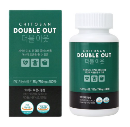  체지방과 콜레스테롤을 둘다 아웃! 더블아웃키토산