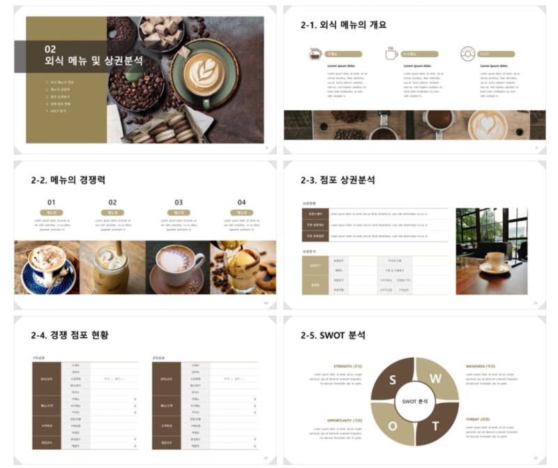 프랜차이즈 커피 전문점 투자제안서|사업계획서 Ppt양식 : 네이버 블로그