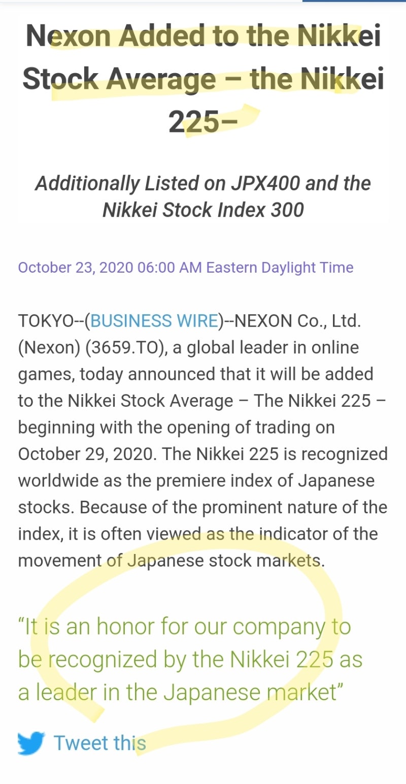 넥슨 재팬 니케이(Nikkei)225 지수 편입으로 주가 상한가! 갔다가 풀림, 일본 주식시장 상한가 하한가 범위는? : 네이버 블로그