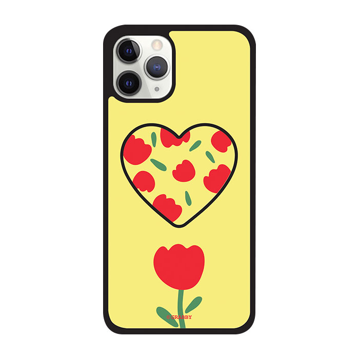 그래비 아이폰12 튤립 하트 스마트톡 알룸 핸드폰 케이스 - [ 범퍼 / 그립톡 꽃 ]