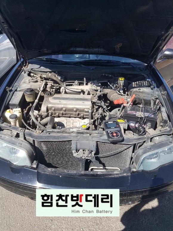 산청밧데리 삼성 SM520 구형자동차배터리 힘찬에서 완벽출장교체!