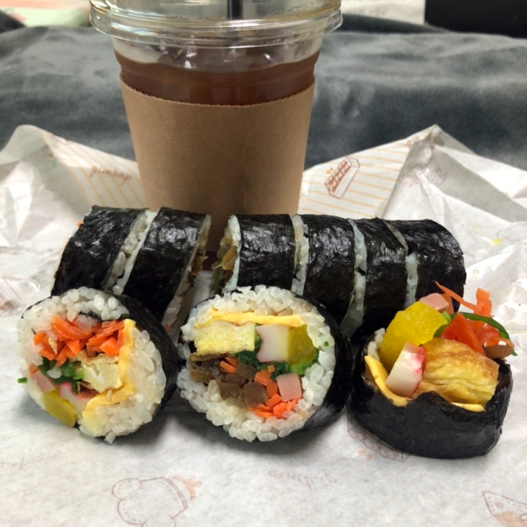  남동공단맛집 분식이랑커피랑 김밥과 카페를 동시에!