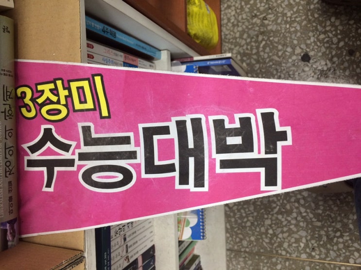 슬쌍디아빠 교단일기 FILE 071 / 3장미수능대박