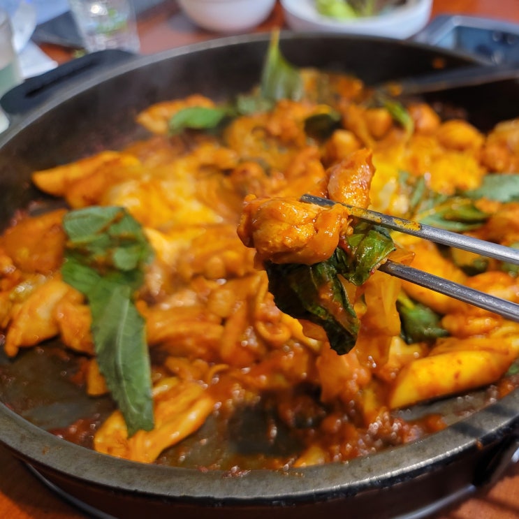  탄현 닭갈비 요기 맛나네용