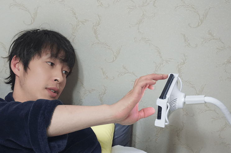  피넛 탄소강 무선충전 스마트폰 태블릿 거치대