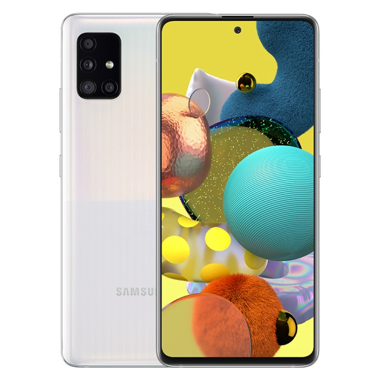  삼성전자 갤럭시 A51 5G 휴대폰 SM-A516N, 공기계, 프리즘 큐브 화이트, 128GB