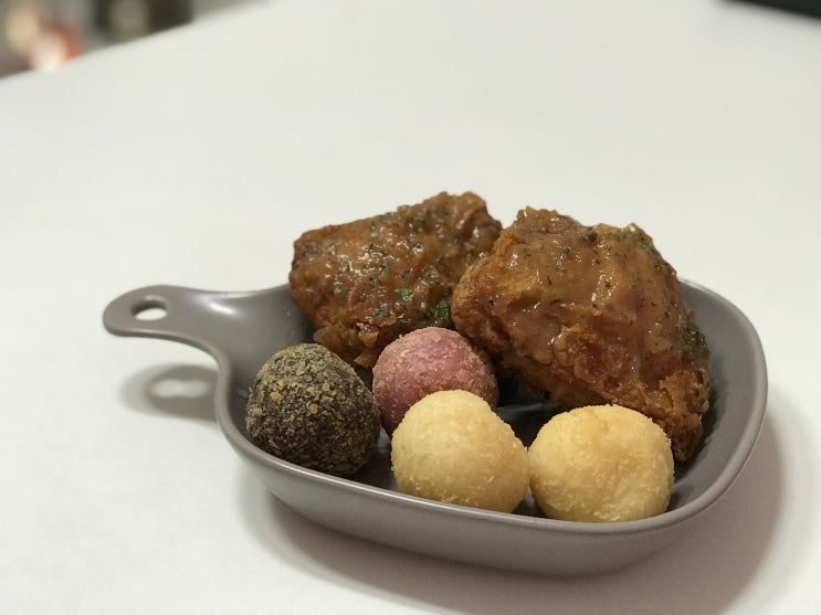  배달음식 BBQ 광희나는 메이플 버터 갈릭치킨 냠냠굿