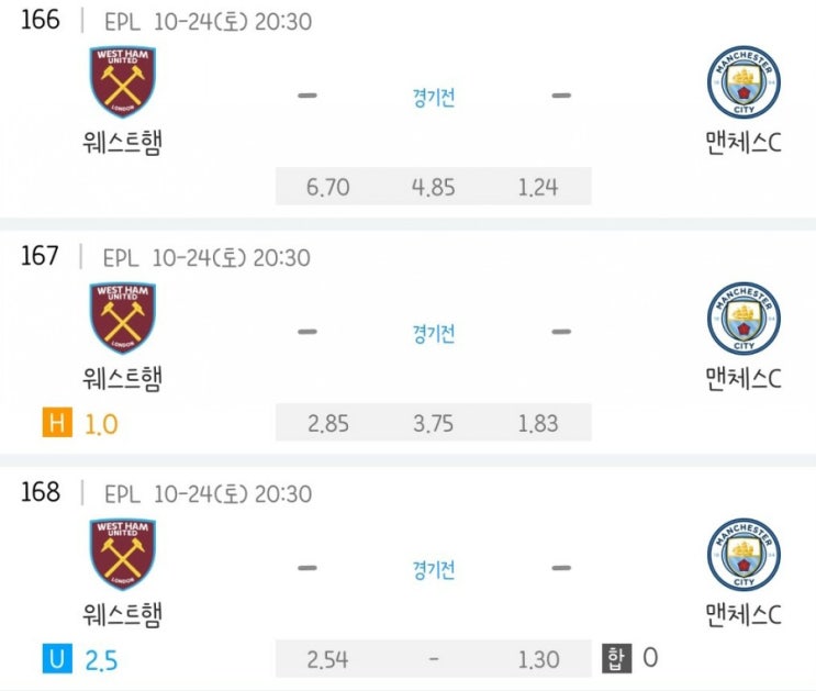2020.10.24 EPL 프리미어리그 웨스트햄 맨시티 | 풀럼 크리스탈팰리스 | 맨유 첼시 | 리버풀 셰필드 2020.10.24 EPL 프리미어리그 웨스트햄 맨시티 | 풀럼 크리스탈팰리스 | 맨유 첼시 | 리버풀 셰필드