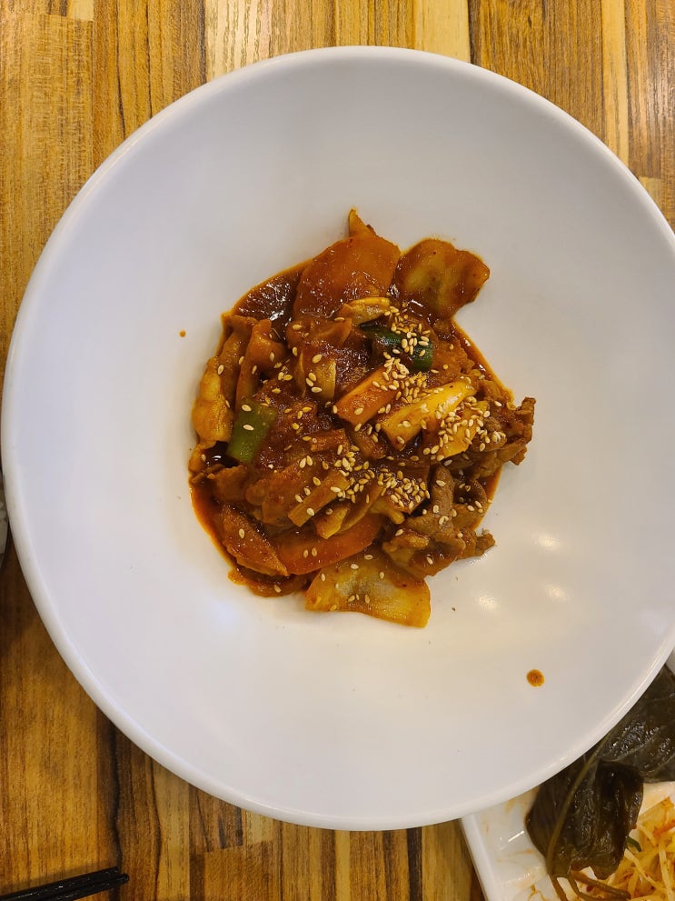  소하식당 제육볶음 소하동상업지구이마트
