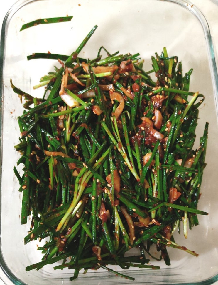  부추김치 쉽고 맛있게 하는법 / 백종원 따라하기