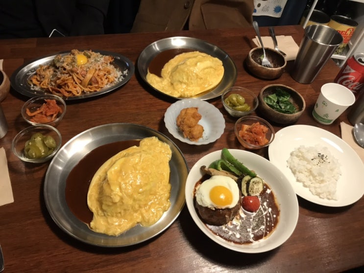[마포 맛집/광흥창-대흥] 양송이식당 오므라이스 맛집