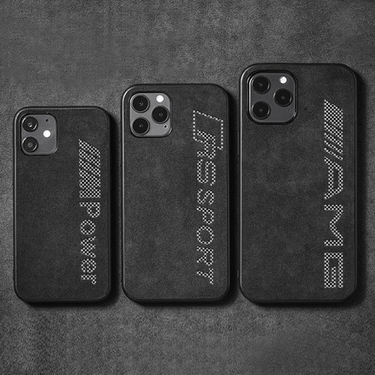  [직구바다] 아이폰 12 Max Pro Pro-Max 고급 알칸타라 케이스 AMG M-Power RS Sport