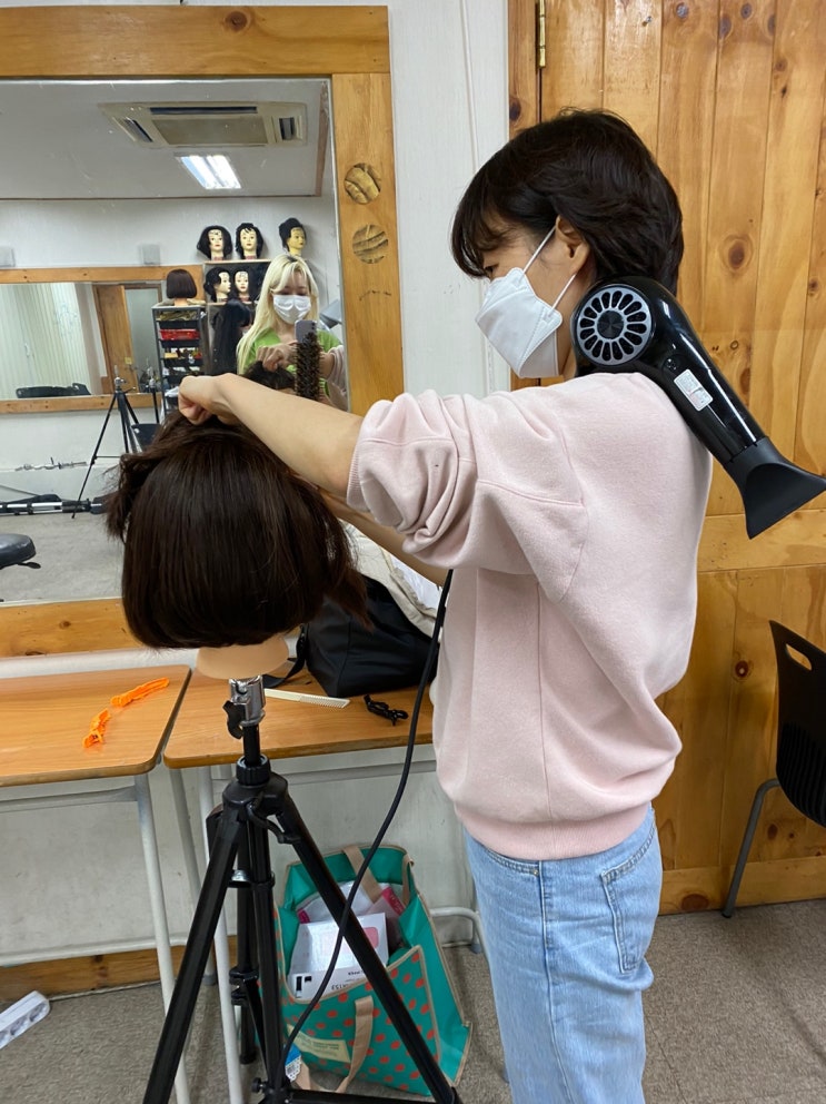  노원헤어학원 크리스챤쇼보 헤어분야 기초부터 고급과정 교육 진행~