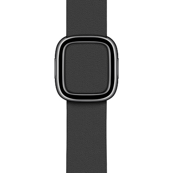  Apple 정품 애플워치 3/4/5 모던 버클 밴드, 38/40mm, Black