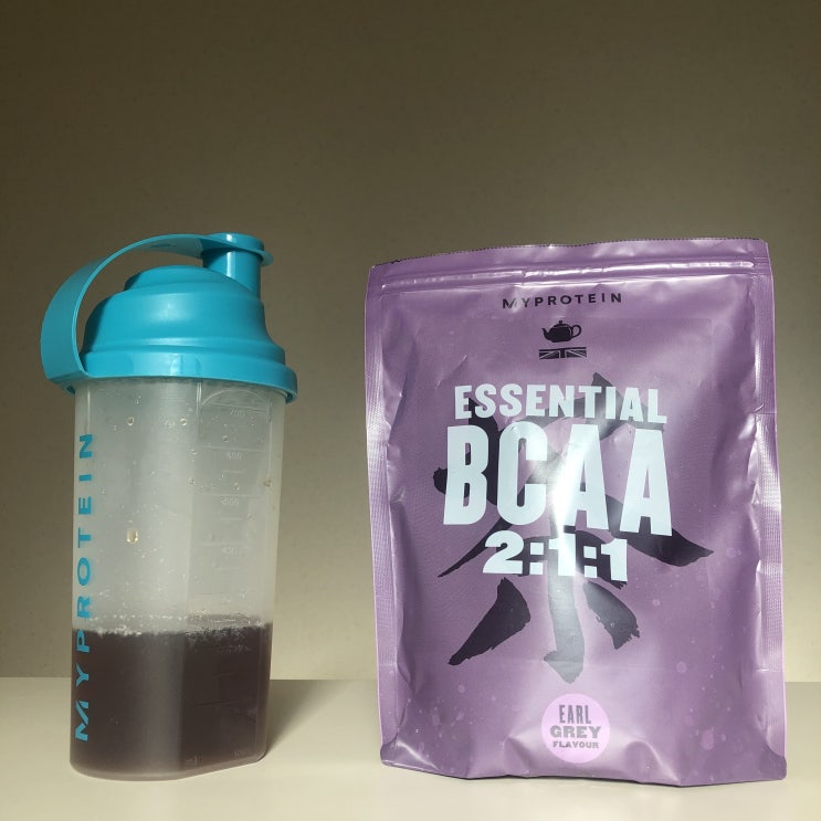  [ BCAA란?] 마이프로틴 bcaa 얼그레이 맛 리뷰 및 섭취 먹는 방법