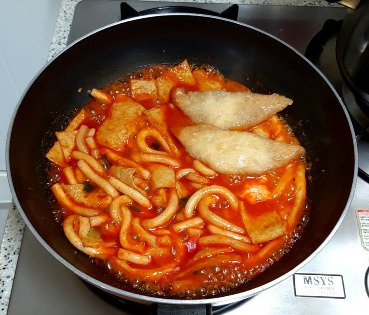  자취생간단요리 헬로맘 누들떡볶이 오늘의간식