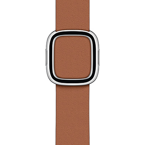  Apple 정품 애플워치 3/4/5 모던 버클 밴드, 38/40mm, Saddle Brown