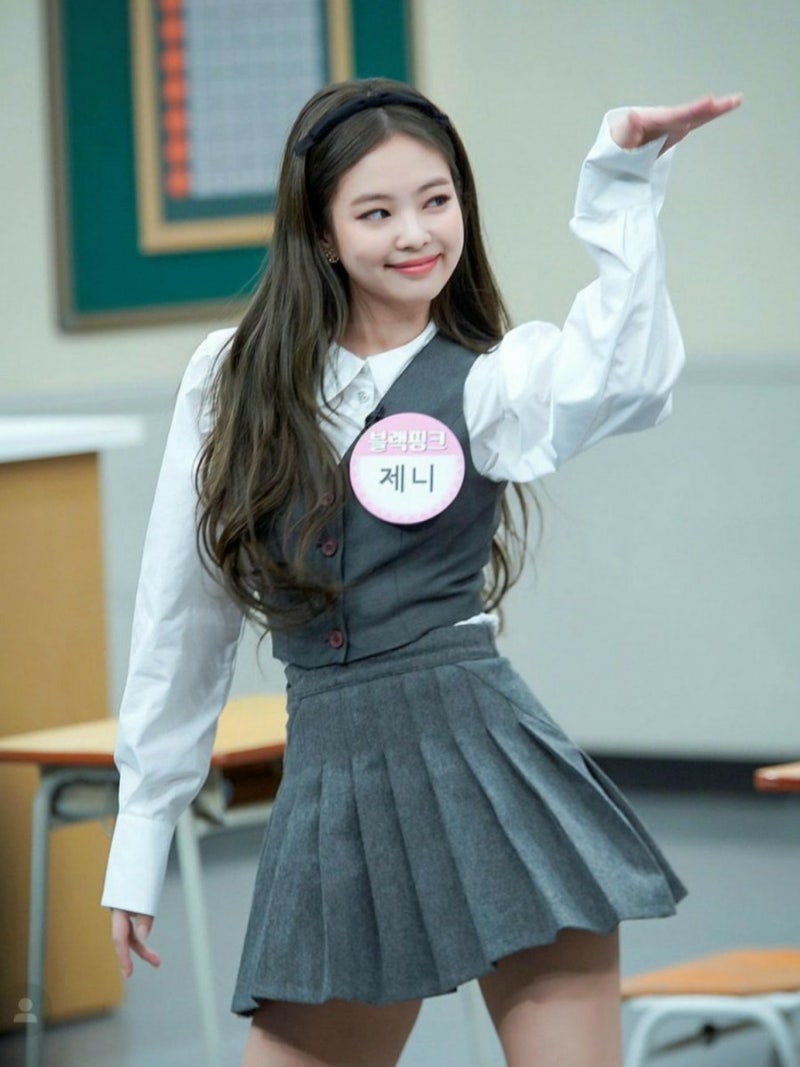 💓주문중, 제니머리띠 블랙 리본머리띠 헤어밴드 블랙핑크 제니패션 제니헤어스타일 : 네이버 블로그