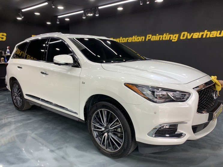  일산자동차유리 인피티니 qx60 앞유리교환 후기