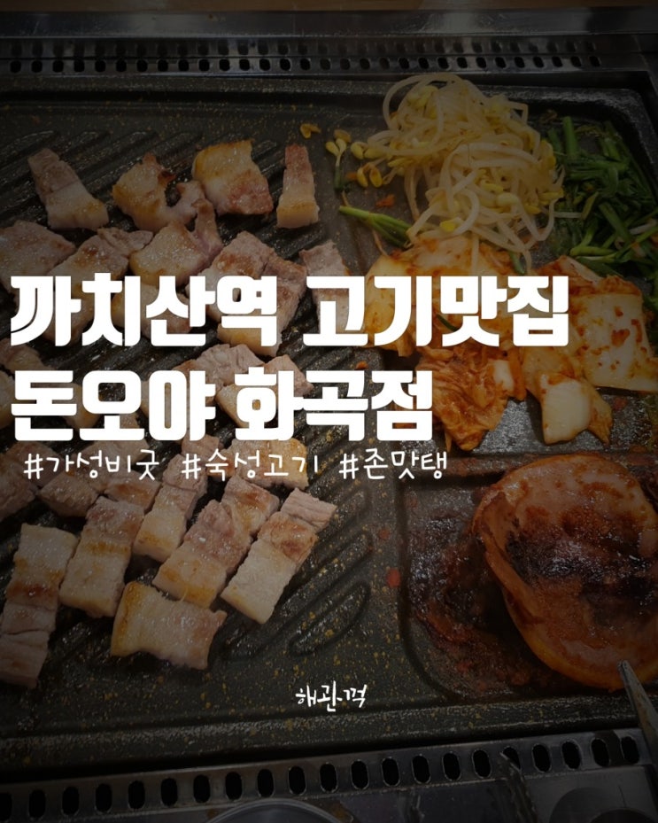  강서구 까치산역 맛집 찾아?? 돈오야 화곡점