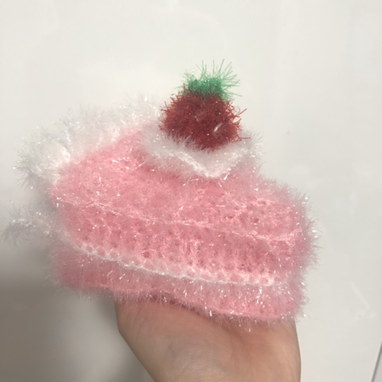  예쁜 수세미로 주방 꾸미기• 딸기케이크 수세미 • 디저트 수세미 만들어봐요:)