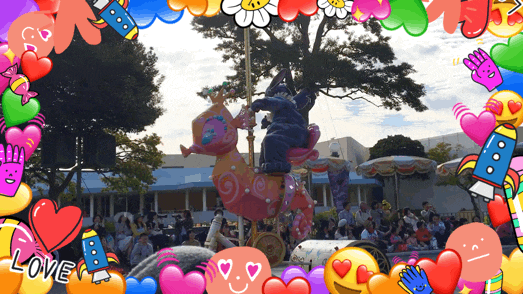 할로윈 일본여행 : 도쿄 디즈니랜드 퍼레이드(오랜만에 움짤만들면서 열심히 덕질)