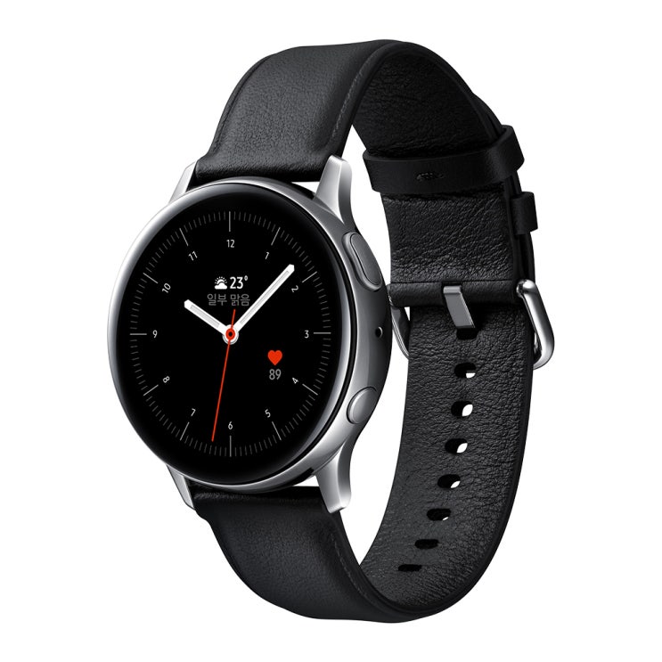  삼성전자 갤럭시워치 액티브2 스테인리스 40mm, 실버, SM-R830NSSAKOO