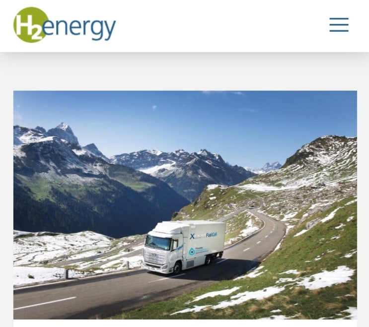스위스 친환경 정책.  스위스에서 잘나가는   현대 수소트럭. 스위스  미그로 Migros. 쿱 coop 물류 운송차량으로 상용화.2021수소 충전소 8개 완료.인프라 매년증축예정