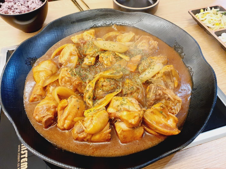 봉담맛집 봉담매운갈비 태봉식당 신메뉴 로제찜닭 후기